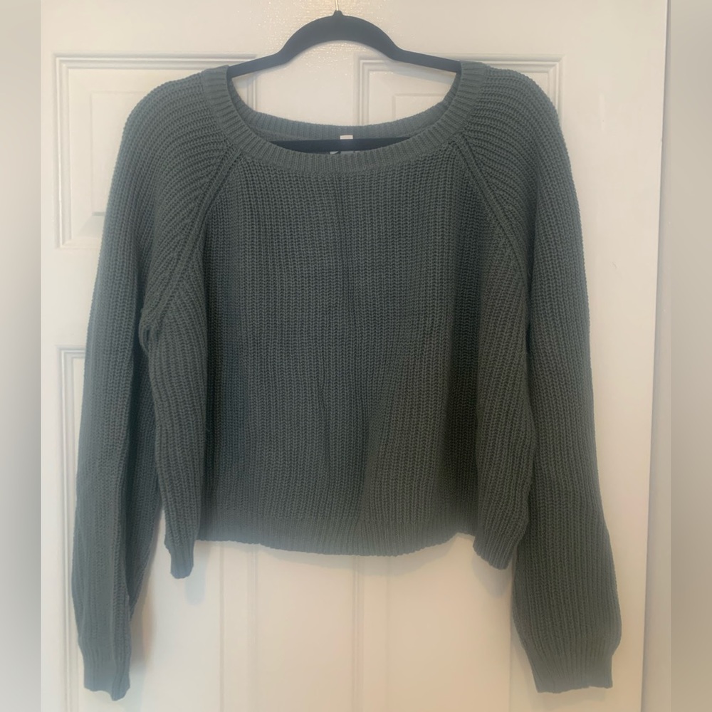 Green Nordstrom’s sweater